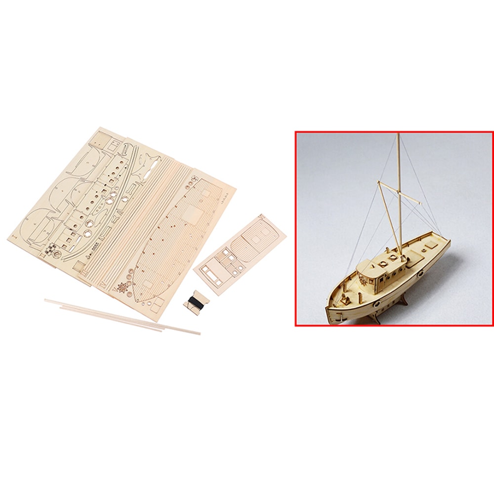 DIY Wooden Sailboat Model Kit 3D Puzzle Ship Craft For Adults And Kids 3