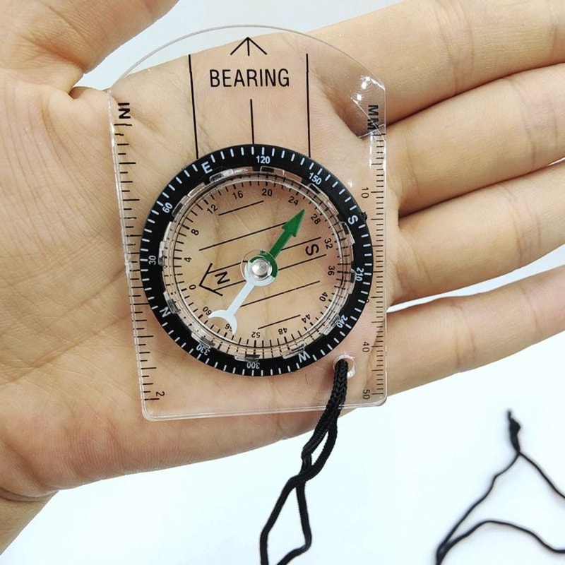 Precision Hiking Compass Portable Navigation Tool for Outdoor Survival and Orienteering