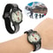 Waterproof Compass Watch with Luminous Dial for Hiking Camping Survival Gear