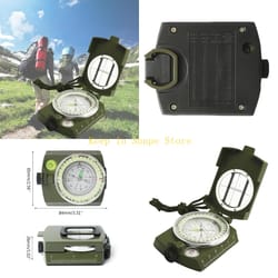 military grade lensatic compass waterproof night vision survival compass for hiking camping navigation