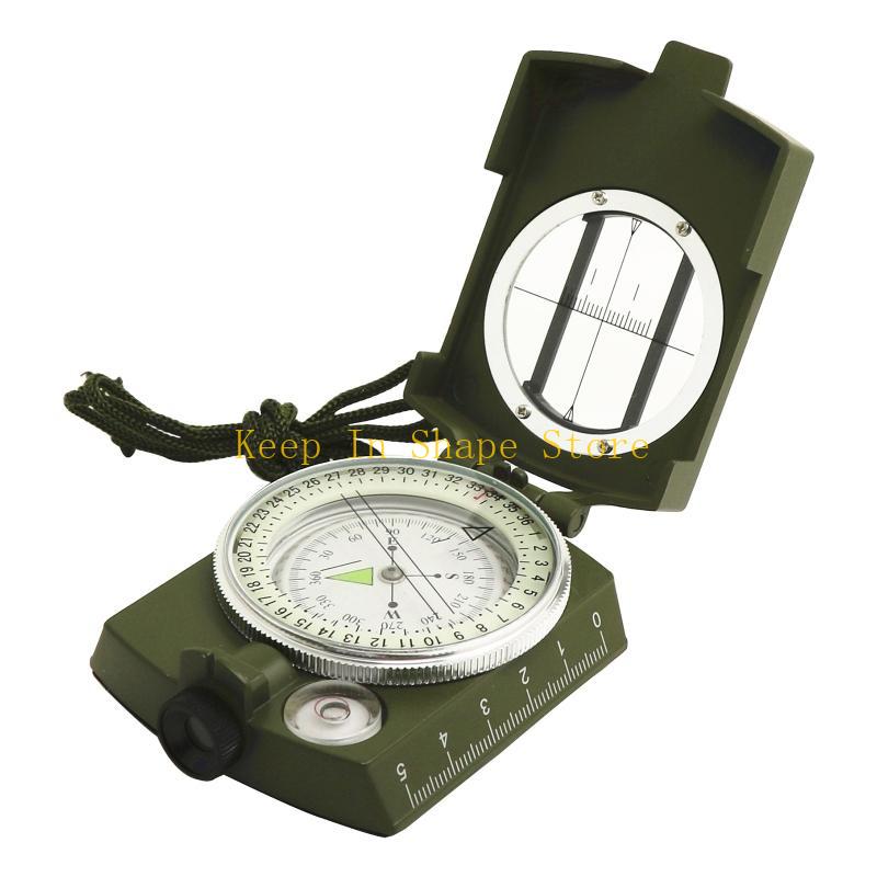 Military Grade Lensatic Compass Waterproof Night Vision Survival Compass for Hiking Camping Navigation