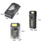 USB Rechargeable Mini LED Flashlight with Magnetic Base and COB Work Light