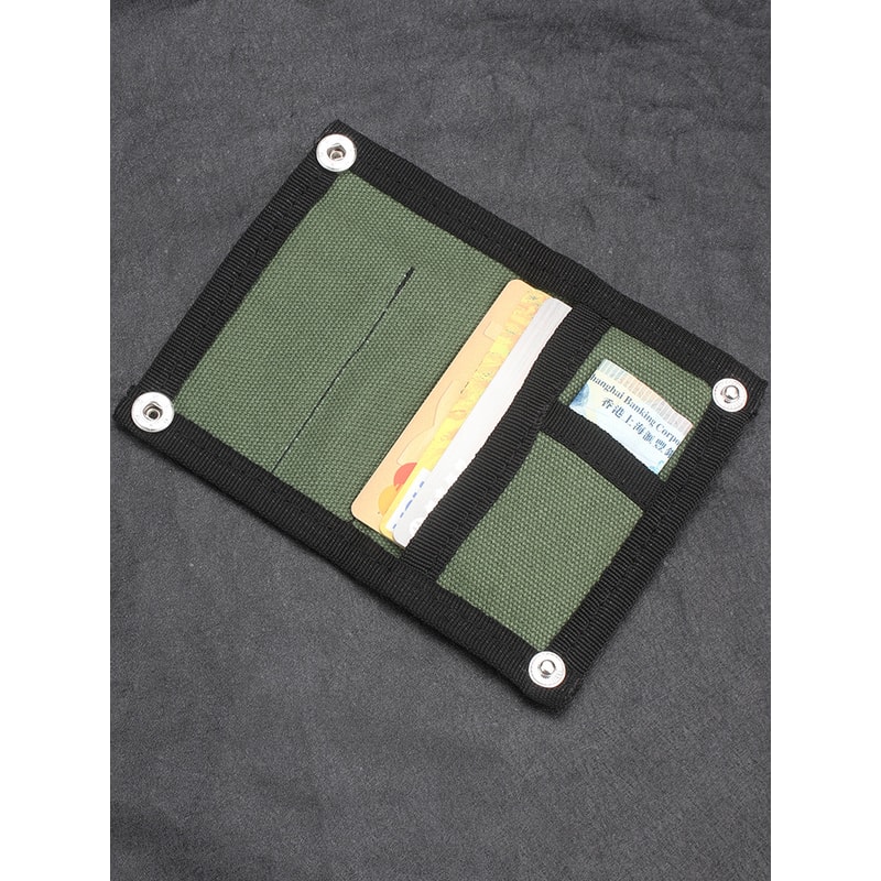 Tactical EDC Pouch Organizer with MOLLE System Durable Canvas Multi Pocket Gear Storage Bag