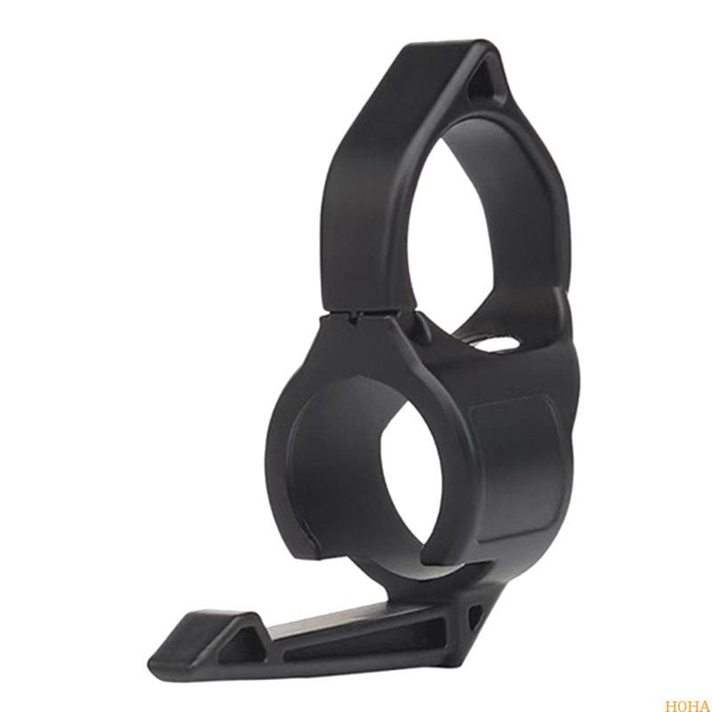 Tactical Flashlight Ring Holder with Pocket Clip Grip for Outdoor EDC Carry