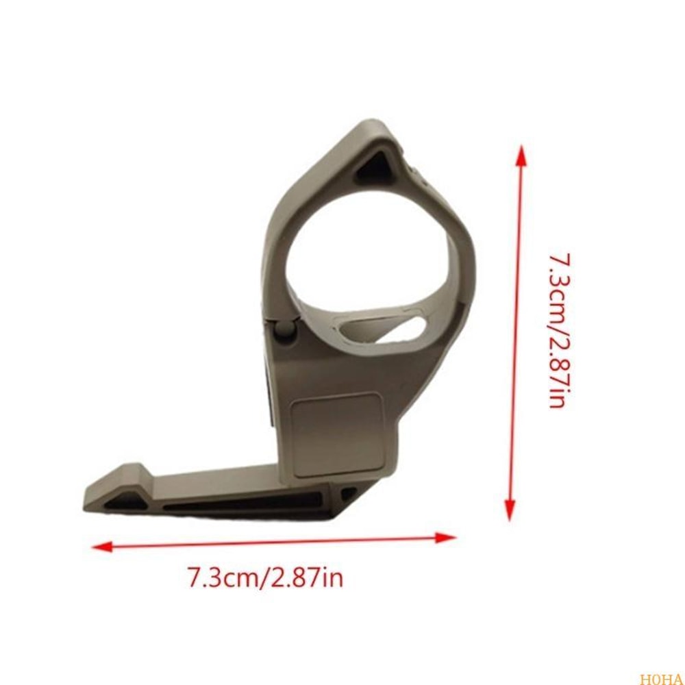 Tactical Flashlight Ring Holder with Pocket Clip Grip for Outdoor EDC Carry