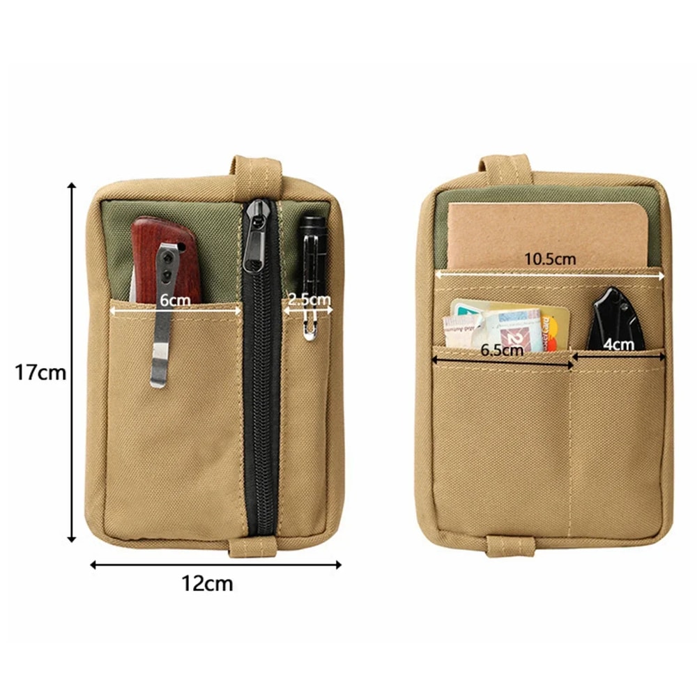 Portable Tactical EDC Pouch Organizer Compact Tool Storage Wallet For Outdoor Carry 5