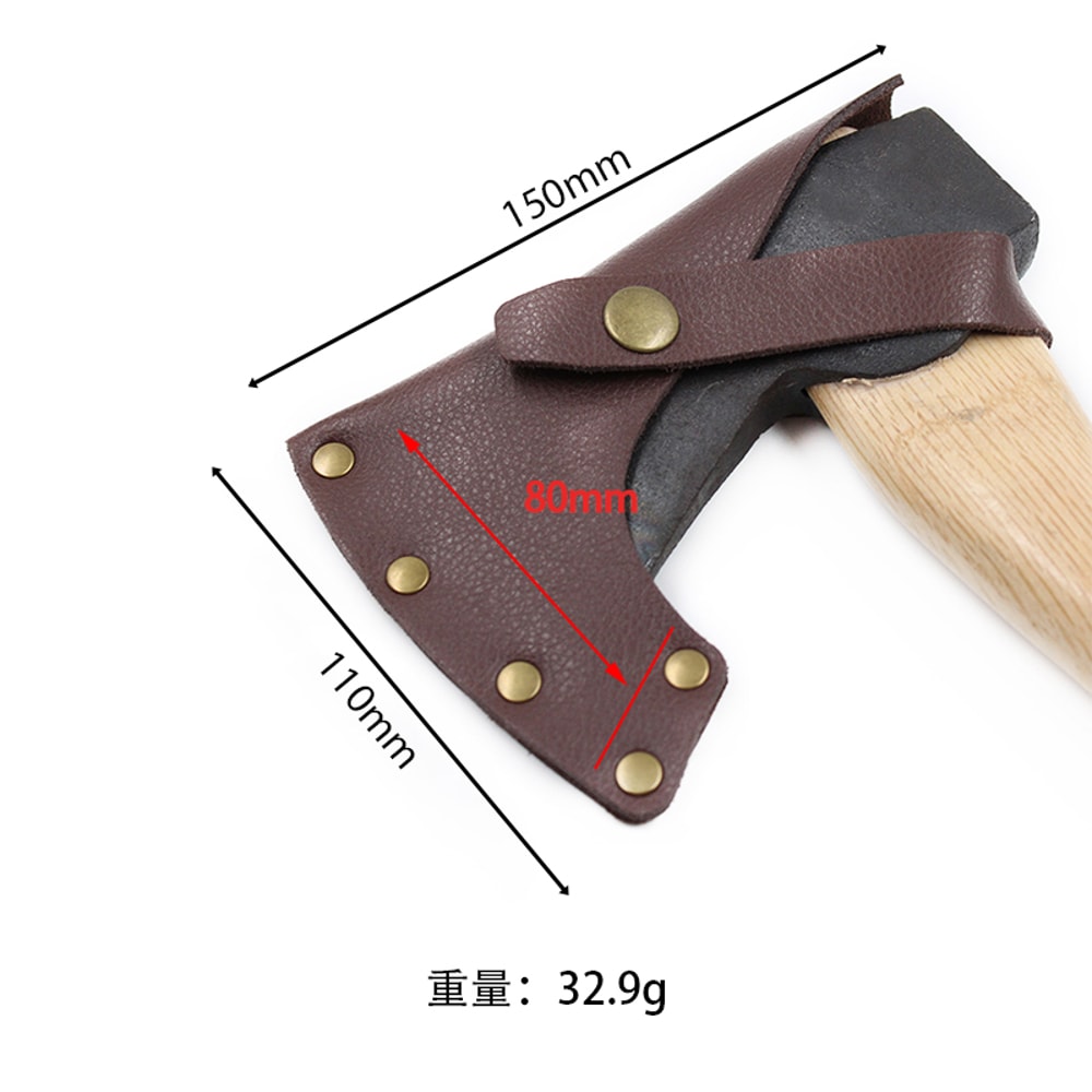 Premium Leather Axe Sheath Durable axe sheath Adjustable hatchet cover for Camping and Outdoor Tools