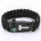 Survival Bracelet With Compass Whistle Paracord Emergency Kit For Outdoor Safety 2