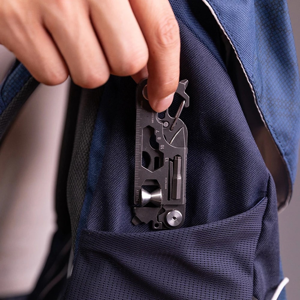 All-in-One Outdoor Survival Multi Tool Knife with Corkscrew and Wrench Pocket EDC Gear