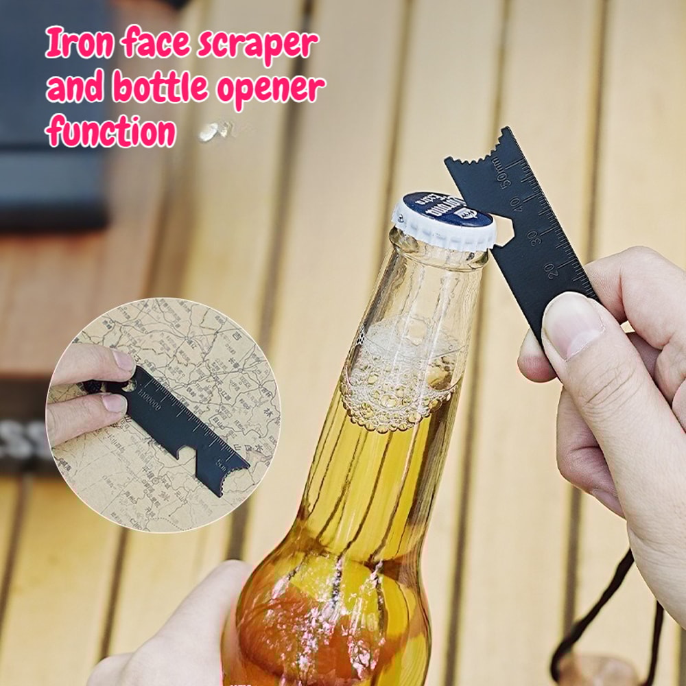 Portable Fire Starter Kit Flint Magnesium Rod Survival Tool for Camping Hiking