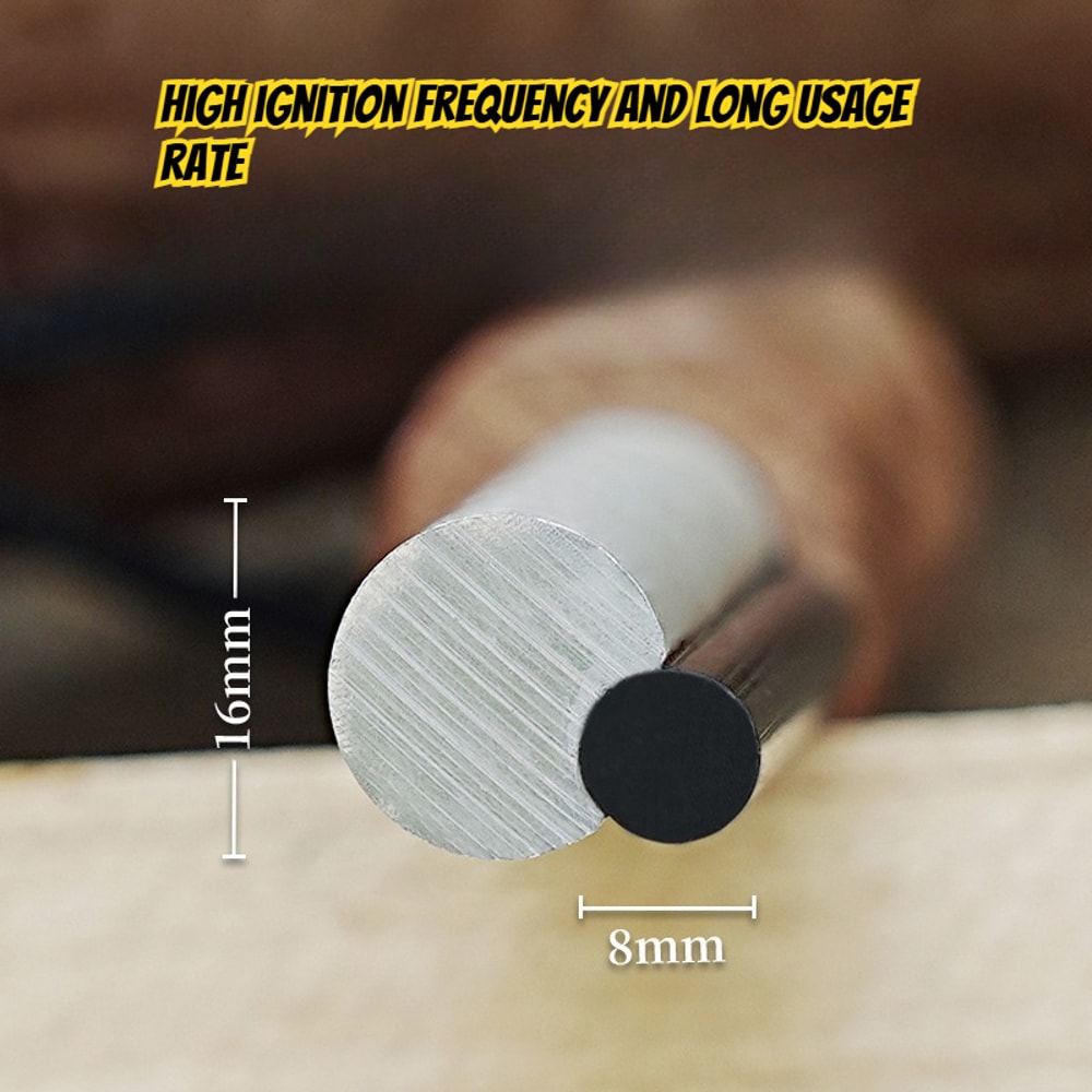 Portable Fire Starter Kit Flint Magnesium Rod Survival Tool for Camping Hiking