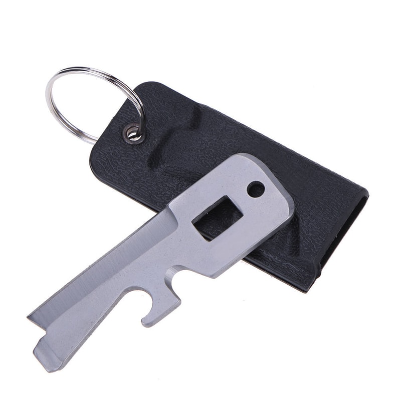 Multifunctional EDC Card Knife with Holster Slim Survival Tool Card for Outdoor and Everyday Carry