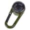 Multifunctional Hiking Carabiner Thermometer Keychain Durable Outdoor Clip Gear