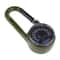 Multifunctional Hiking Carabiner Thermometer Keychain Durable Outdoor Clip Gear