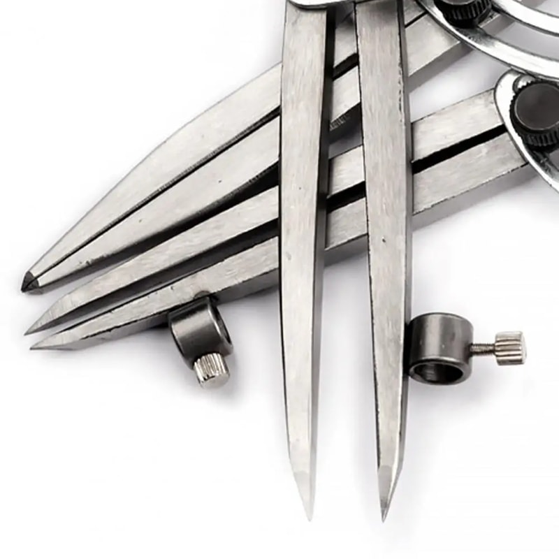 Precision Leather Edge Creaser Compass Adjustable Leather Edge Creaser Tool for Clean Marking