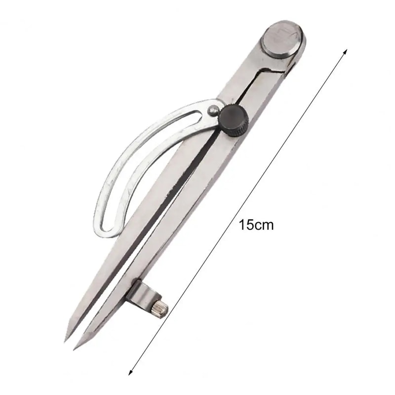 Precision Leather Edge Creaser Compass Adjustable Leather Edge Creaser Tool for Clean Marking