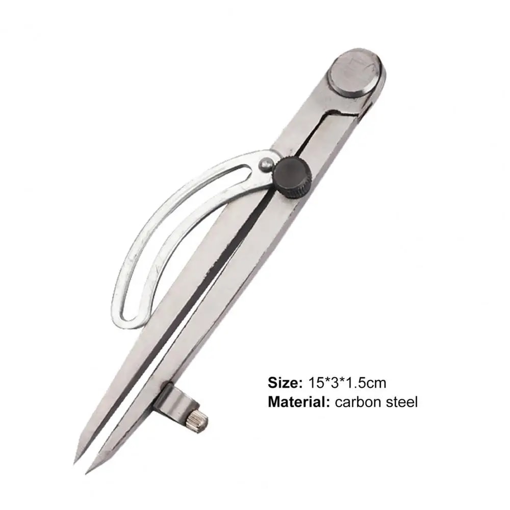 Precision Leather Edge Creaser Compass Adjustable Leather Edge Creaser Tool for Clean Marking