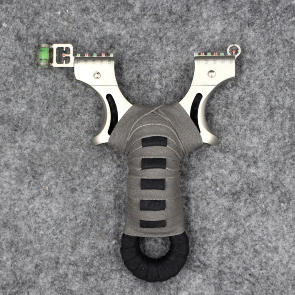 High Precision Stainless Steel Slingshot Catapult for Hunting and Outdoor Survival
