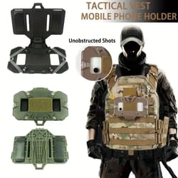 tactical molle phone chest rig holder navigation board for hunting hiking outdoor gear