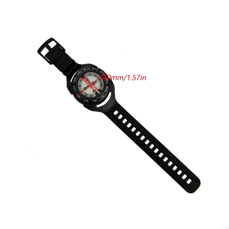 Wrist Mounted Survival Compass Watch Adjustable Camping Compass Navigation Gear