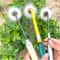 Manual Weed Remover Tool with Sunflower Hoe Design Portable Garden Weeding Tool for Easy Lawn Care