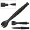 Compact Tactical Cutlery Set With Fork Spoon Knife Combo Portable Camping Utensil Set 3