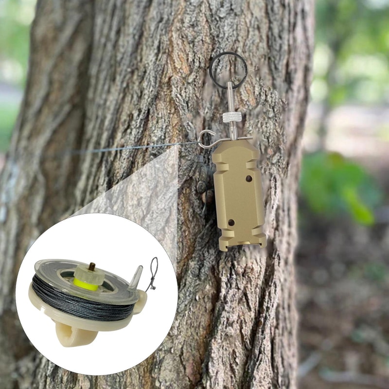 Outdoor Trip Wire Alarm System Weatherproof Perimeter Security Alarm for Camping, Hiking and Survival Safety