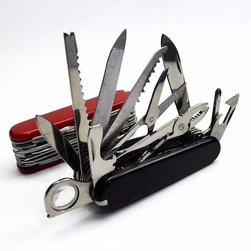 Portable Stainless Steel Camping Multi Tool Knife with Pliers Folding Pocket Survival Tool