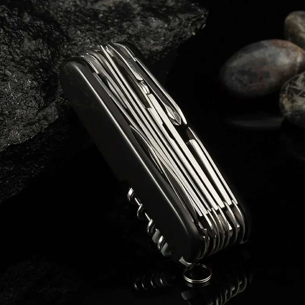 Portable Stainless Steel Camping Multi Tool Knife with Pliers Folding Pocket Survival Tool