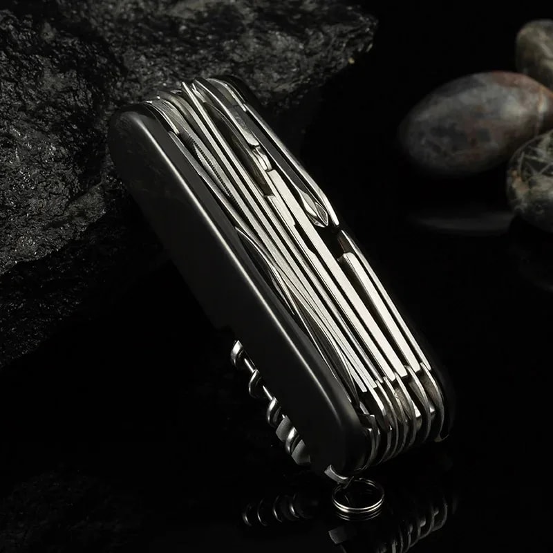 Portable Stainless Steel Camping Multi Tool Knife with Pliers Folding Pocket Survival Tool