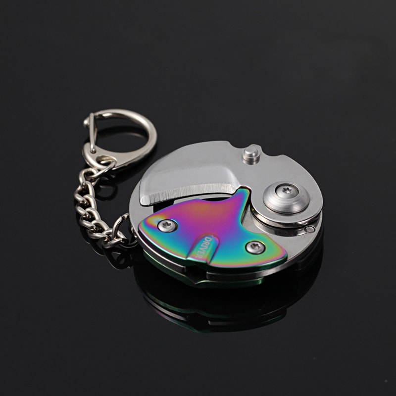 Mini EDC Keychain Multi Tool Coin Knife Screwdriver Pocket Gadget