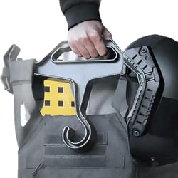 heavy duty tactical gear hanger rack for hunting vest, airsoft equipment and diving suit storage