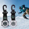 Vintage Carabiner Pocket Watch With Compass Waterproof Quartz Hiking Clip Watch 2