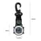 Vintage Carabiner Pocket Watch With Compass Waterproof Quartz Hiking Clip Watch 5