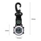 Vintage Carabiner Pocket Watch With Compass Waterproof Quartz Hiking Clip Watch 5