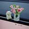 Cute Bunny Car Diffuser Vase Air Freshener Dashboard Ornament