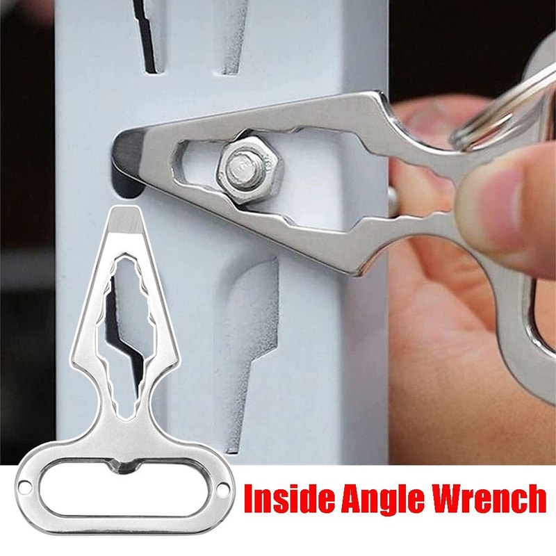 Portable Multi Tool Keychain Wrench Mini Screwdriver EDC Gear for Everyday Repairs