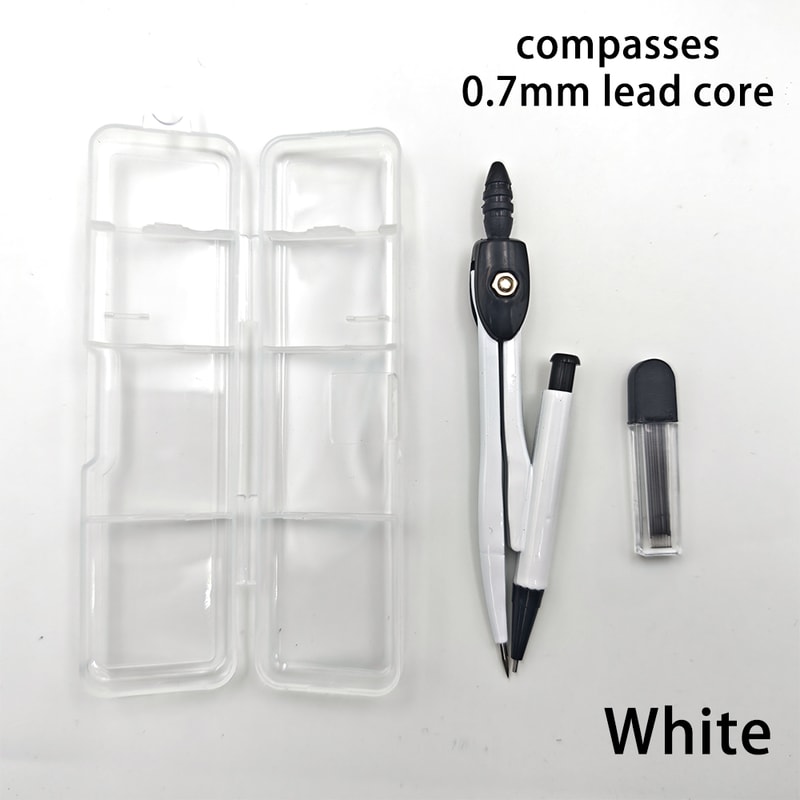Minimalist Precision Drawing Compass Set for Students, Engineers and Geometry Drafting