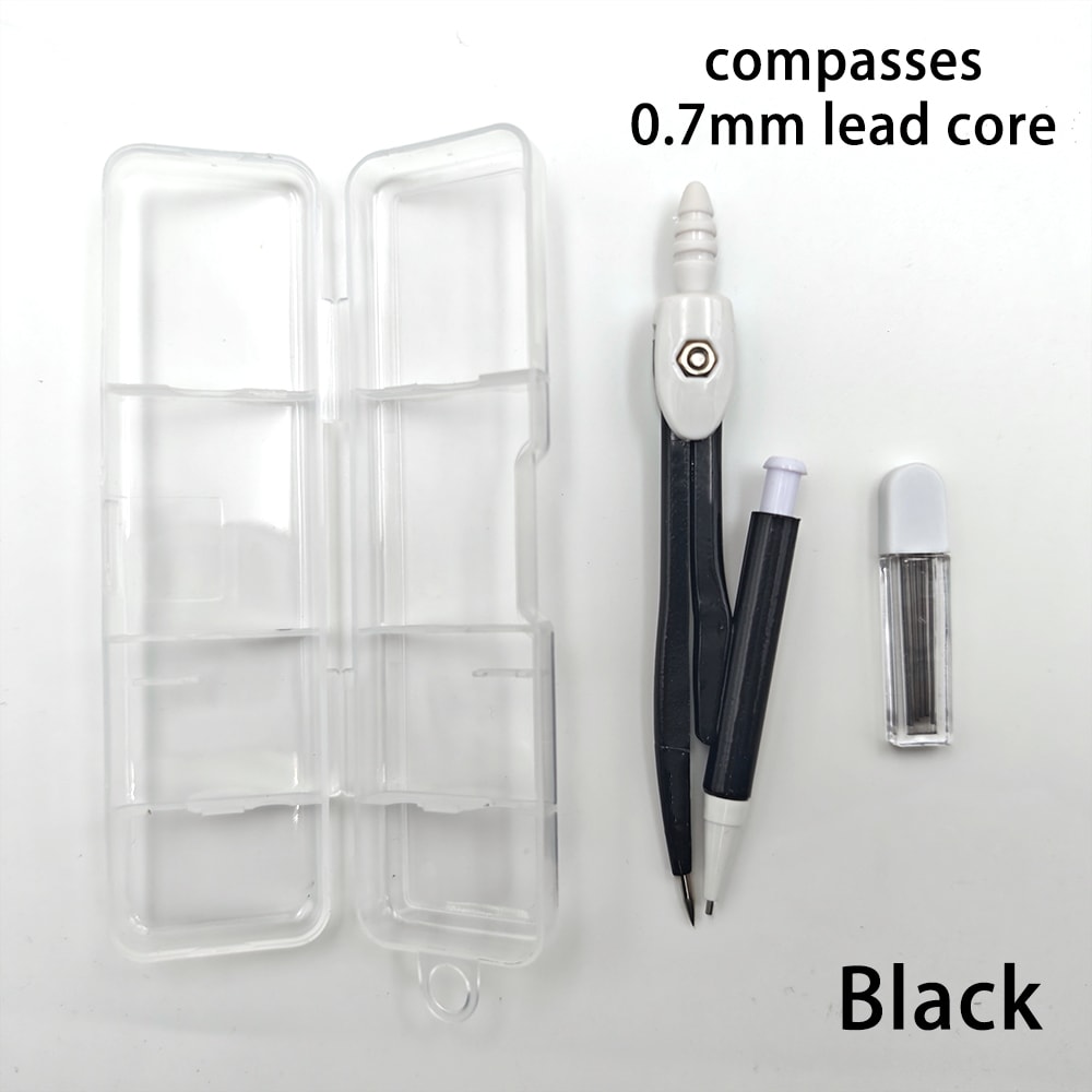 Minimalist Precision Drawing Compass Set for Students, Engineers and Geometry Drafting
