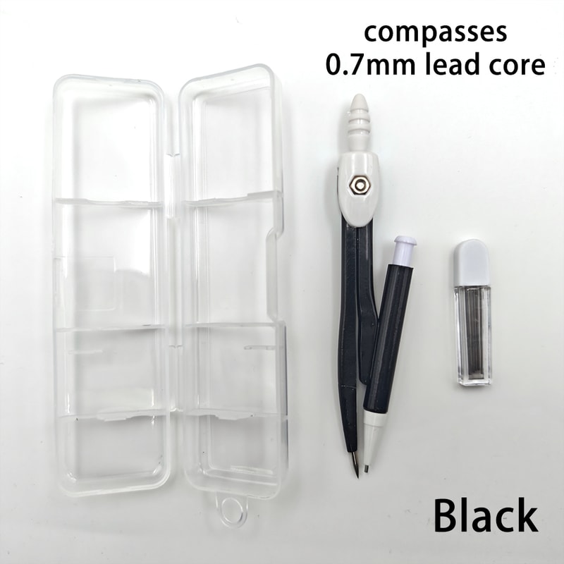 Minimalist Precision Drawing Compass Set for Students, Engineers and Geometry Drafting