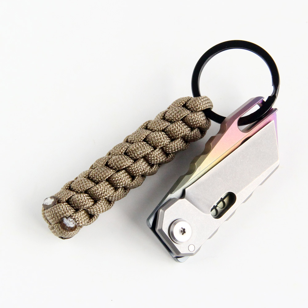Tactical Paracord Keychain Survival Rope Key Ring for Camping Hiking EDC Gear