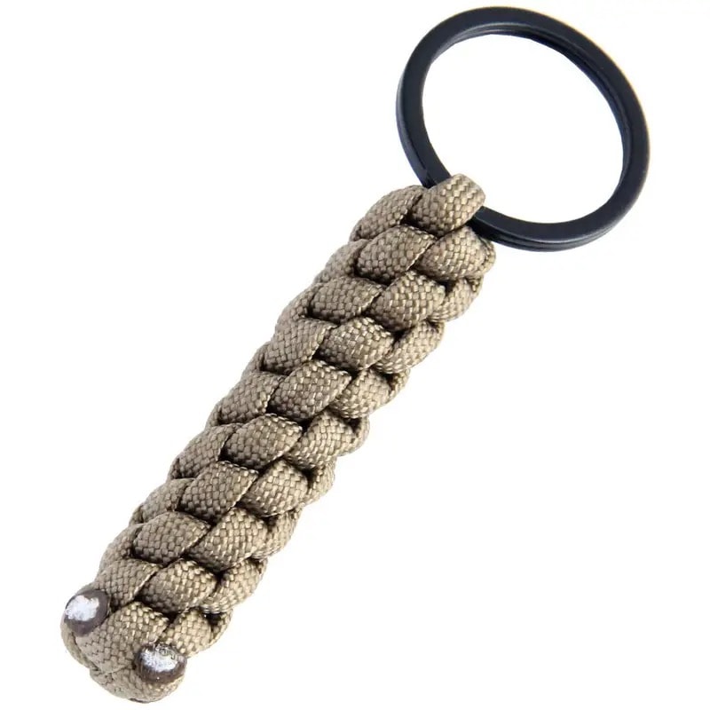 Tactical Paracord Keychain Survival Rope Key Ring for Camping Hiking EDC Gear