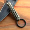 Tactical Paracord Keychain Survival Rope Key Ring for Camping Hiking EDC Gear