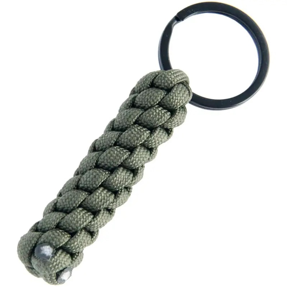 Tactical Paracord Keychain Survival Rope Key Ring for Camping Hiking EDC Gear