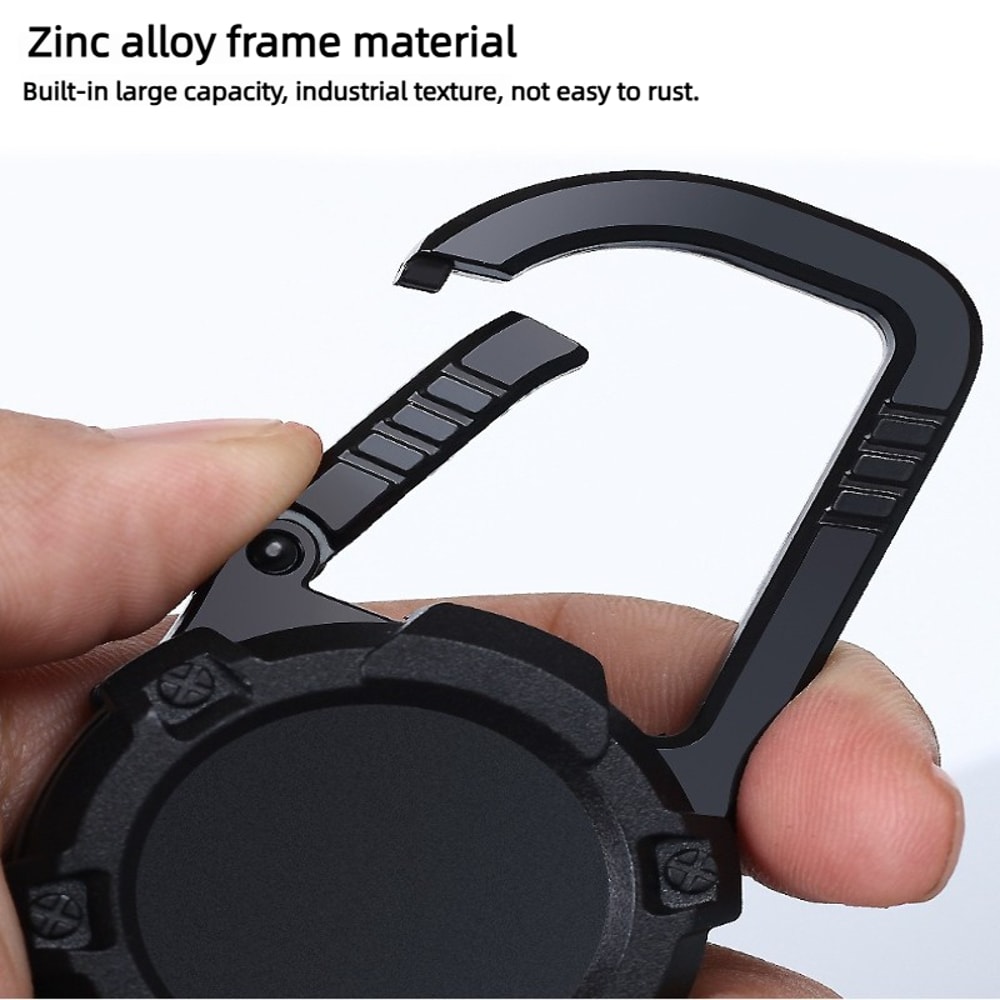 Heavy Duty Retractable Key Holder with Chain Durable tactical key holder and retractable keychain