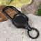 Heavy Duty Retractable Key Holder with Chain Durable tactical key holder and retractable keychain