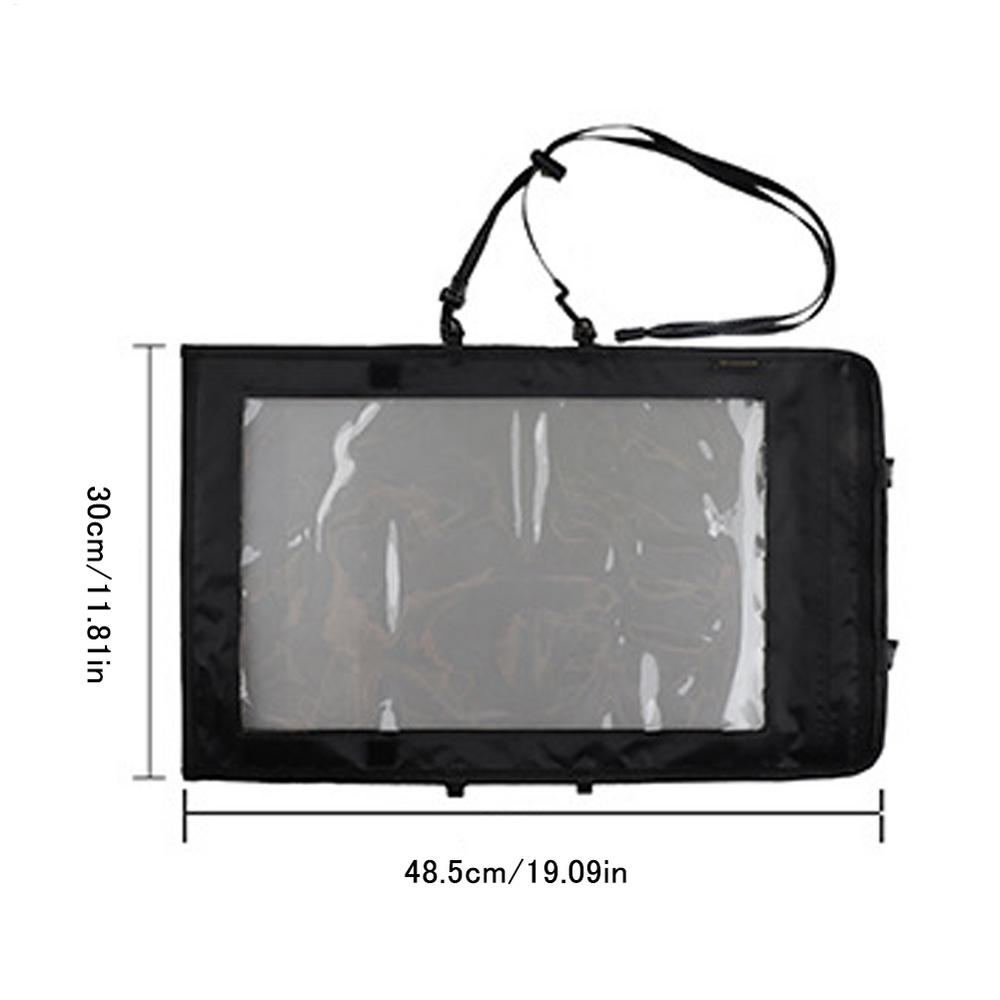 Waterproof Map Case Foldable Transparent Hiking Document Holder for Camping and Travel