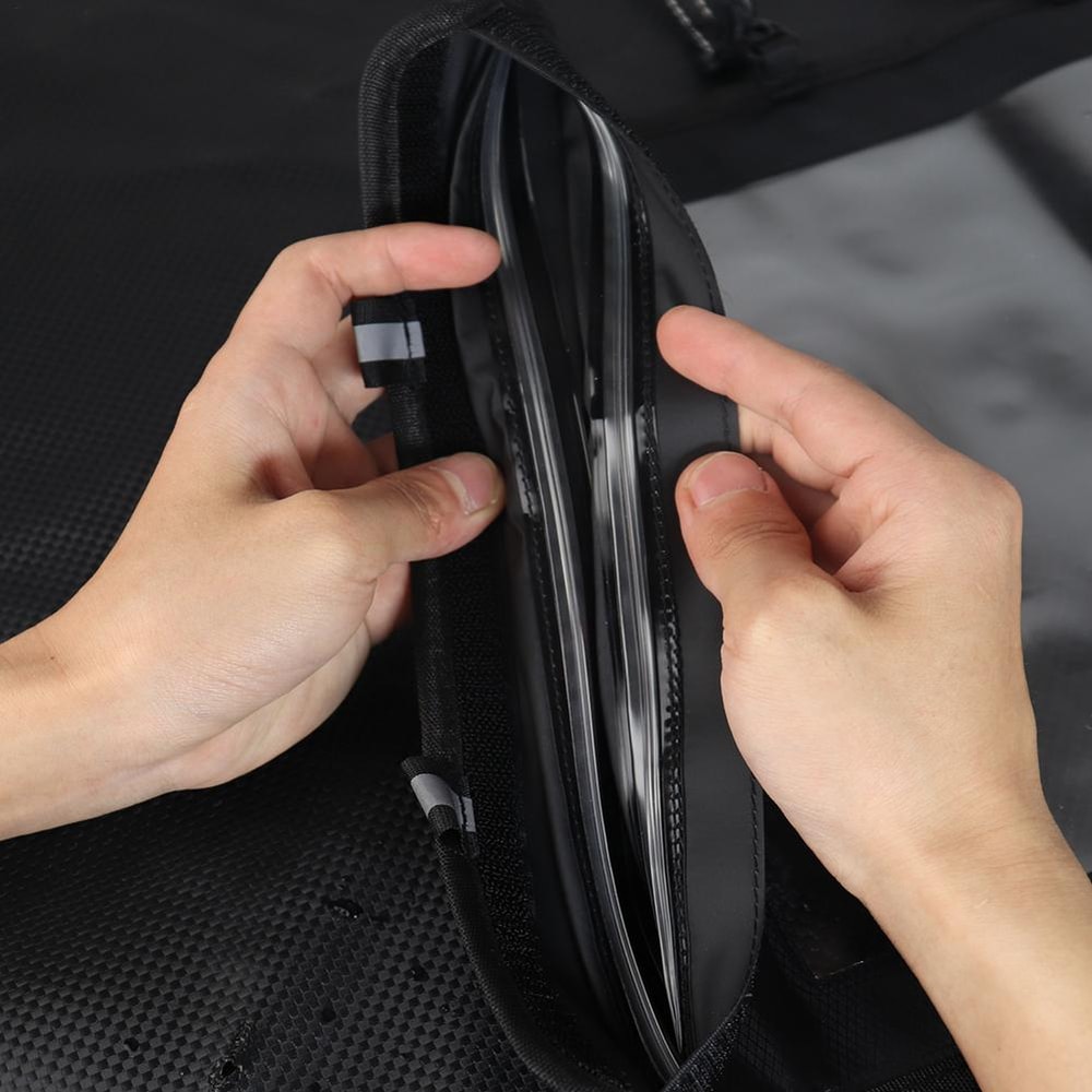 Waterproof Map Case Foldable Transparent Hiking Document Holder for Camping and Travel