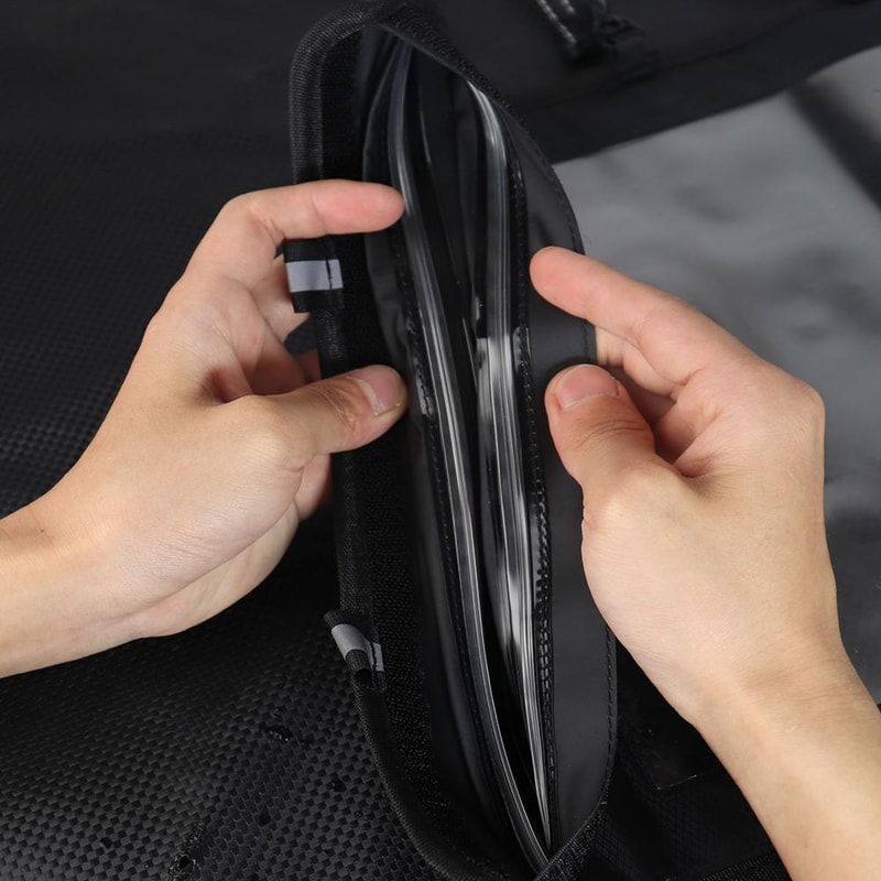 Waterproof Map Case Foldable Transparent Hiking Document Holder for Camping and Travel