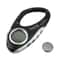 Multi Function Digital Compass Altimeter Outdoor Weather Clock With Carabiner Clip For Hiking And S 2